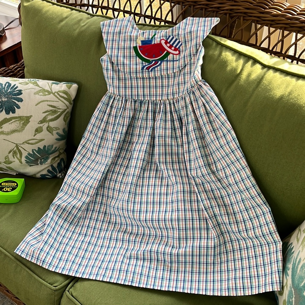 Fast Friends Embroidered Patriotic dress